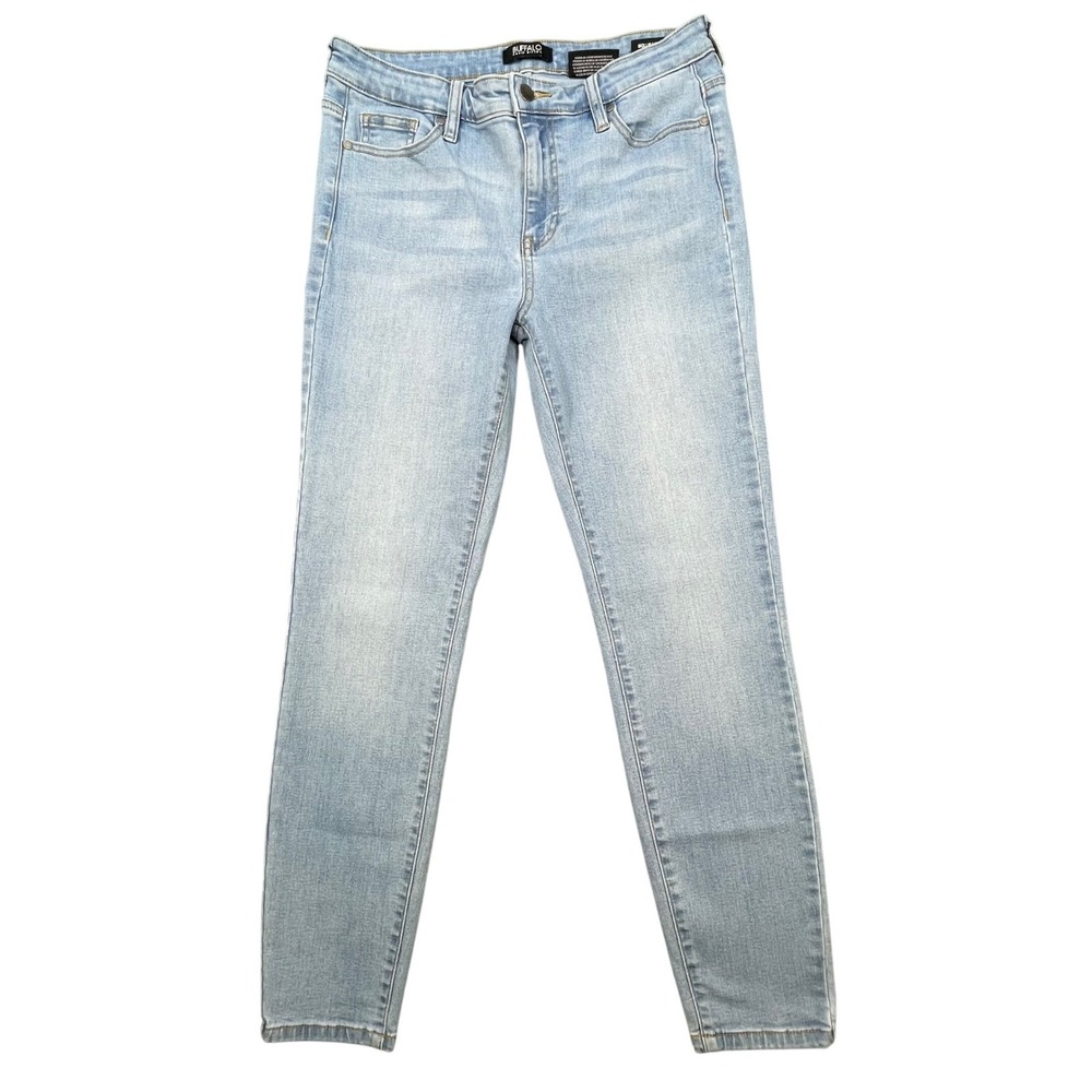 Buffalo Light Wash Jeans Mollie High Rise Stretch Skinny Women 6/28